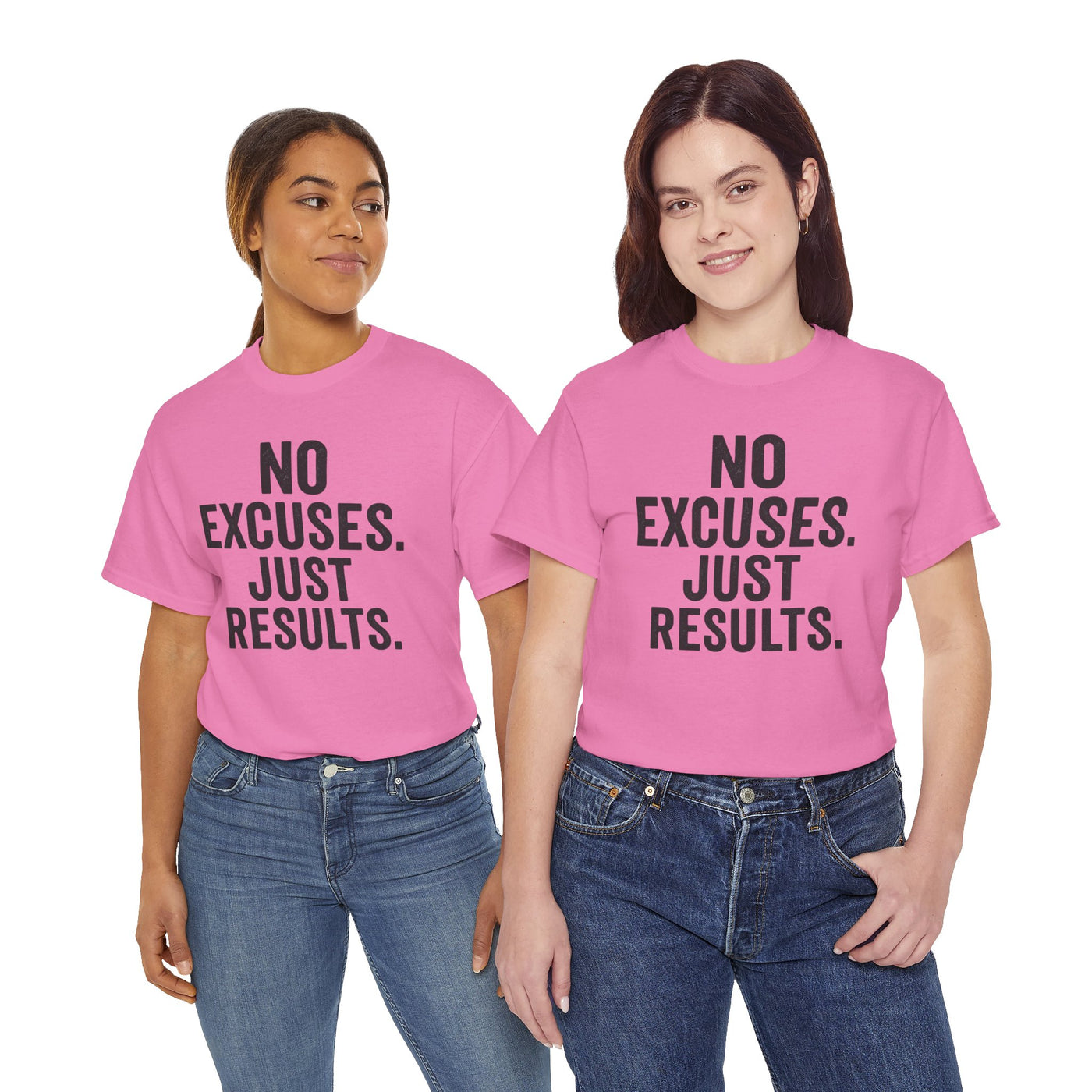 Motivational Unisex Heavy Cotton Tee - No Excuses Just Results, Fitness Shirt, Workout Apparel, Inspirational Top, Gift for Athletes, [...]