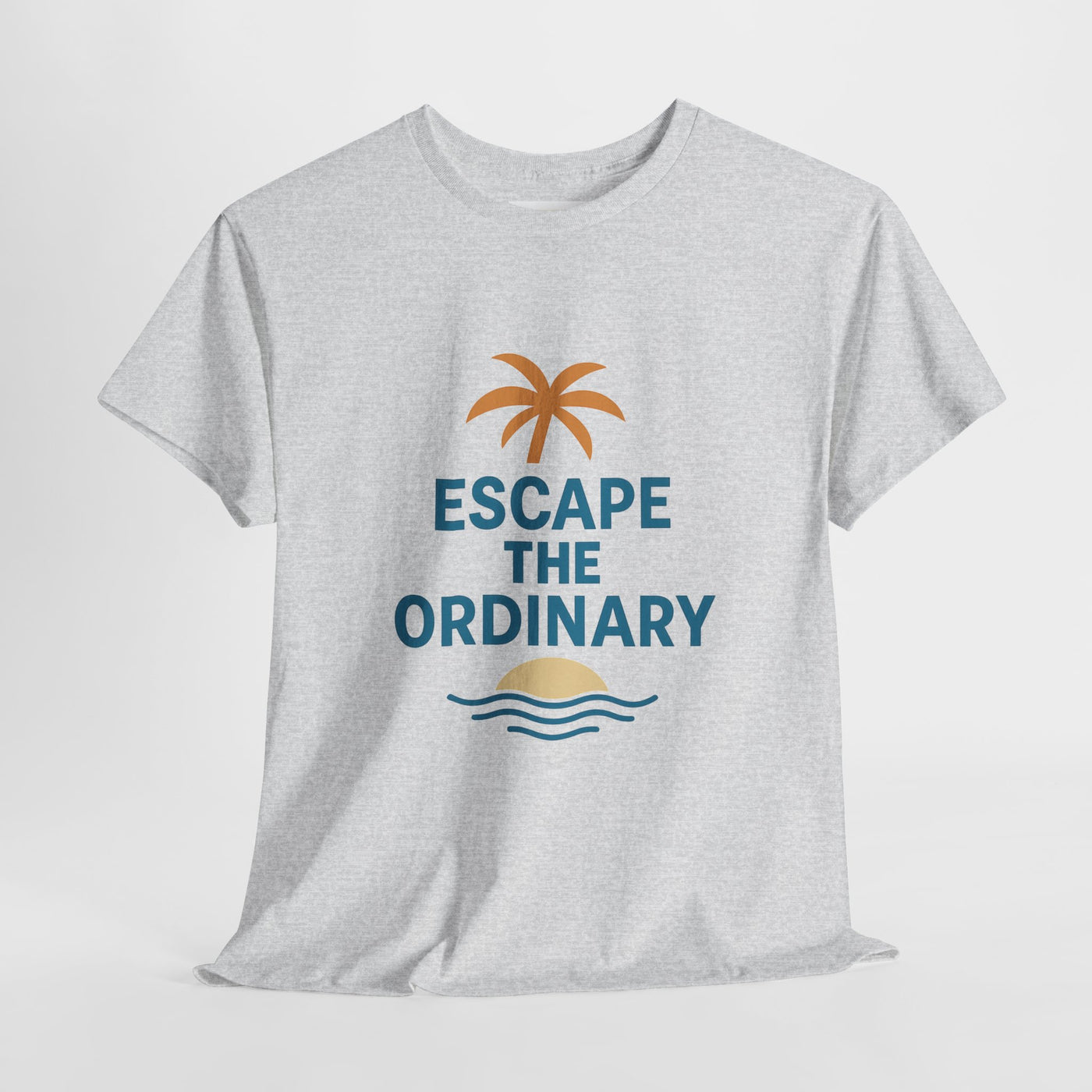 Escape the Ordinary T-Shirt – Tropical Palm Tree Shirt – Adventure Travel Unisex Tee – Summer Beach Shirt – Motivational Graphic Tee