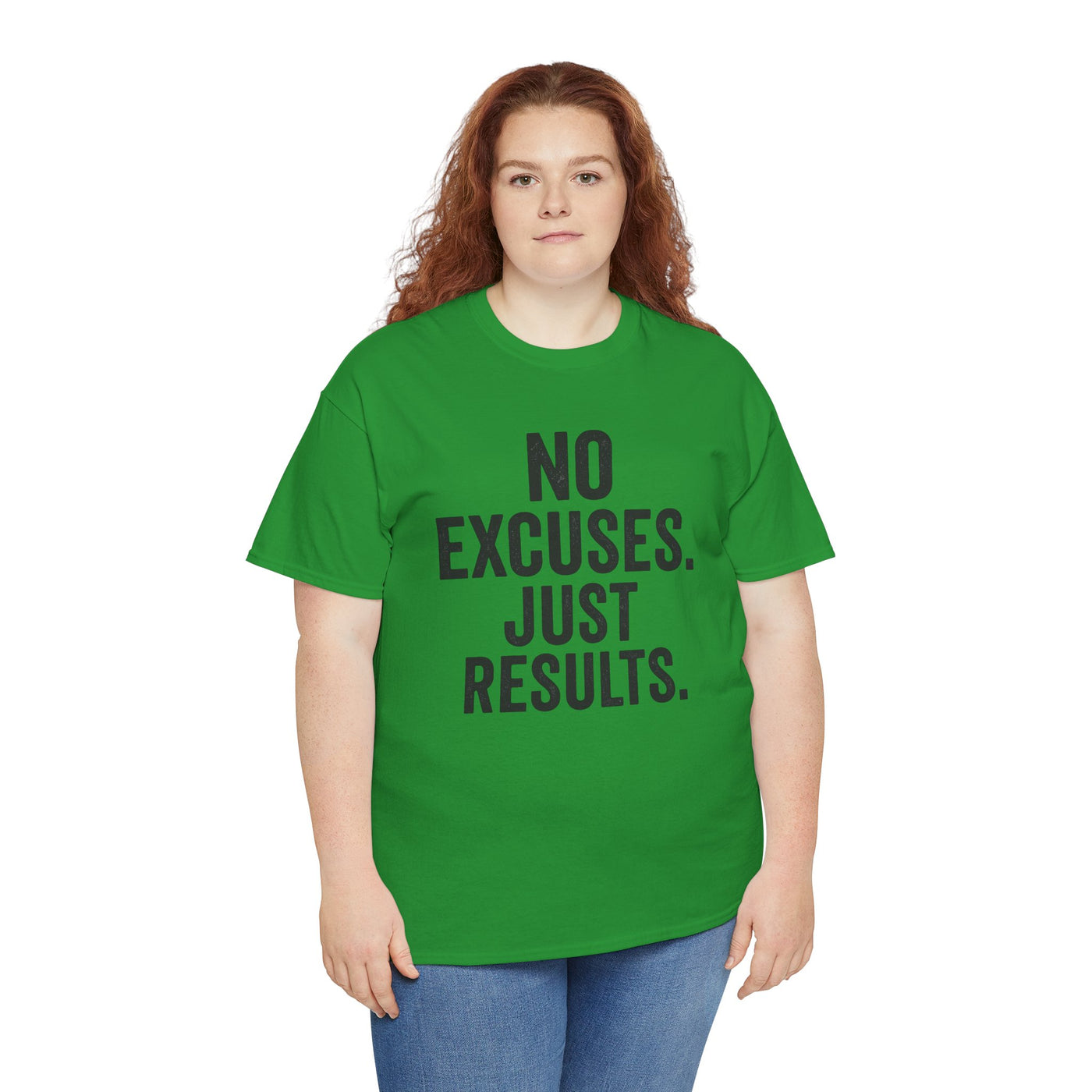 Motivational Unisex Heavy Cotton Tee - No Excuses Just Results, Fitness Shirt, Workout Apparel, Inspirational Top, Gift for Athletes, [...]