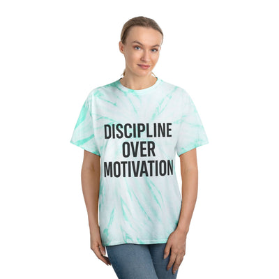 Tie-Dye Tee, Cyclone - Motivational T-Shirt, Yellow Tie-Dye Shirt, Casual Wear, Gift for Fitness Lovers, Gym Apparel, Summer Outfit