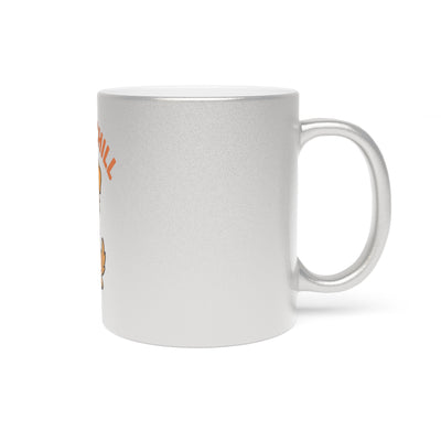 Paws & Chill Metallic Mug – Perfect Gift for Dog Lovers, Pet Owners, Coffee Enthusiasts, Birthday, Christmas, Instant Relaxation