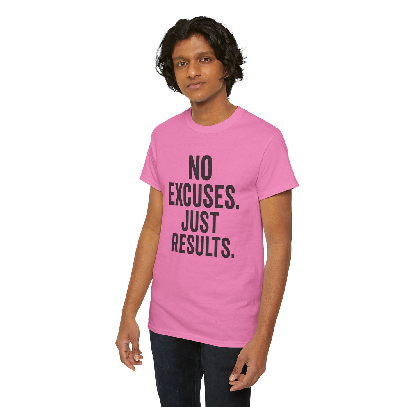 Motivational Unisex Heavy Cotton Tee - No Excuses Just Results, Fitness Shirt, Workout Apparel, Inspirational Top, Gift for Athletes, [...]