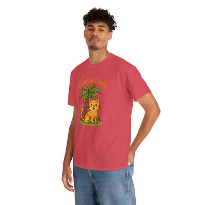 Paws & Chill Funny Cat T-Shirt – Cute Unisex Cat Lover Tee