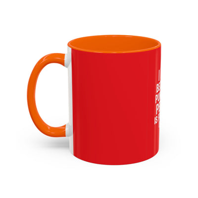 Funny Gym Coffee Mug – “I Lift Because Punching People is Frowned Upon” – 11oz Mug with Color Inside – Gift for Gym Lovers