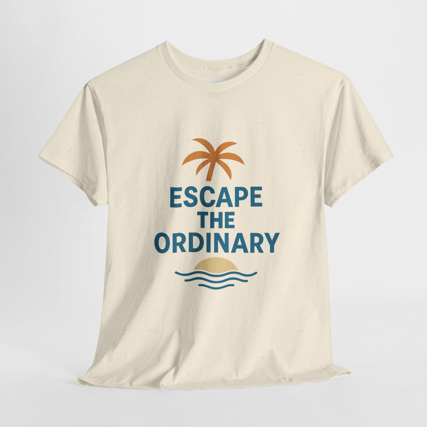Escape the Ordinary T-Shirt – Tropical Palm Tree Shirt – Adventure Travel Unisex Tee – Summer Beach Shirt – Motivational Graphic Tee