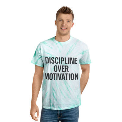 Tie-Dye Tee, Cyclone - Motivational T-Shirt, Yellow Tie-Dye Shirt, Casual Wear, Gift for Fitness Lovers, Gym Apparel, Summer Outfit