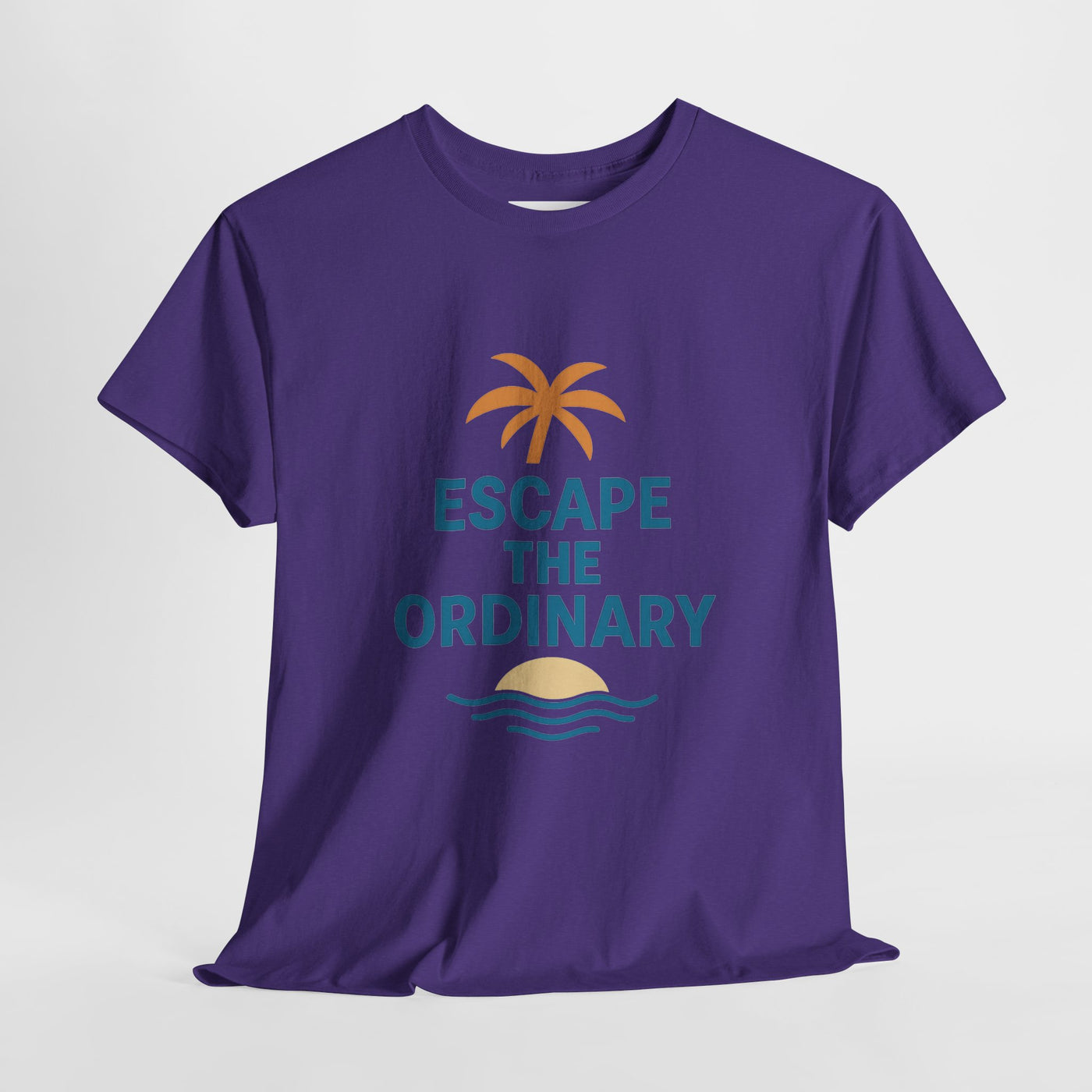 Escape the Ordinary T-Shirt – Tropical Palm Tree Shirt – Adventure Travel Unisex Tee – Summer Beach Shirt – Motivational Graphic Tee