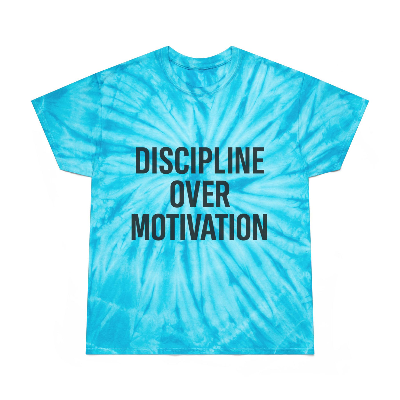 Tie-Dye Tee, Cyclone - Motivational T-Shirt, Yellow Tie-Dye Shirt, Casual Wear, Gift for Fitness Lovers, Gym Apparel, Summer Outfit