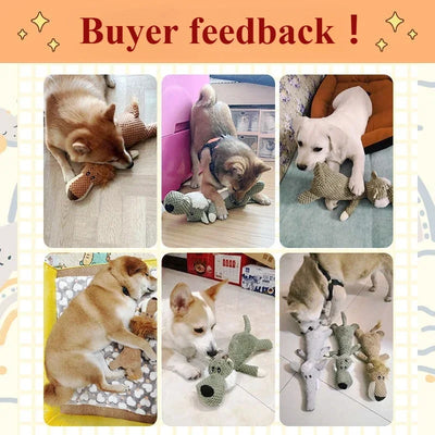 Large breed interactive squeak toys