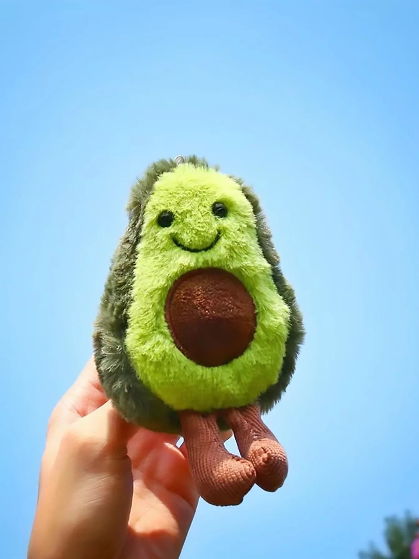 plush avocado pet toy