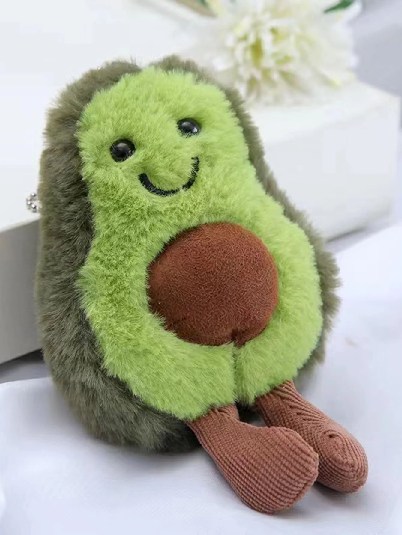 plush avocado pet toy