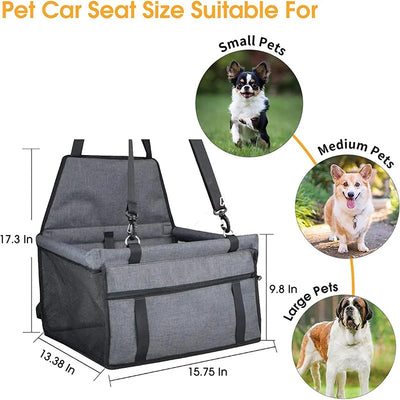 Car Seat Foldable Dog Bed