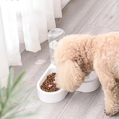 Liftable dog water bowl