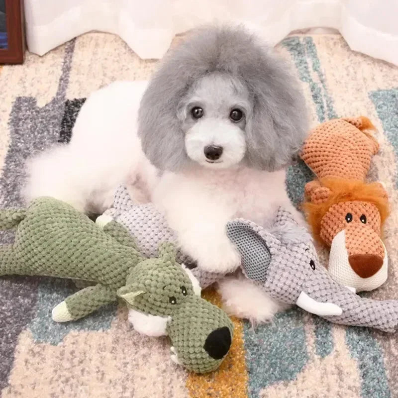 Large breed interactive squeak toys
