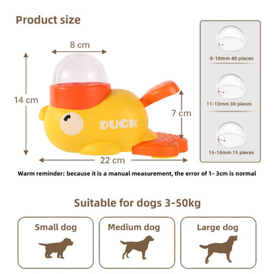 Puppy training food dispenser