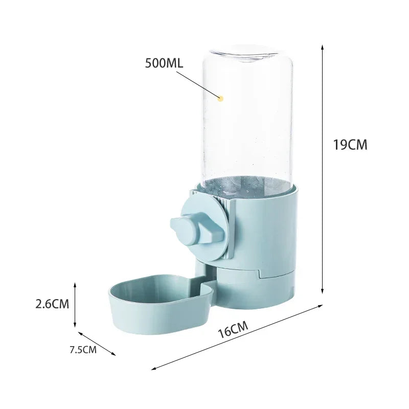 pet feeder with water bottle