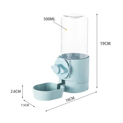 pet feeder with water bottle