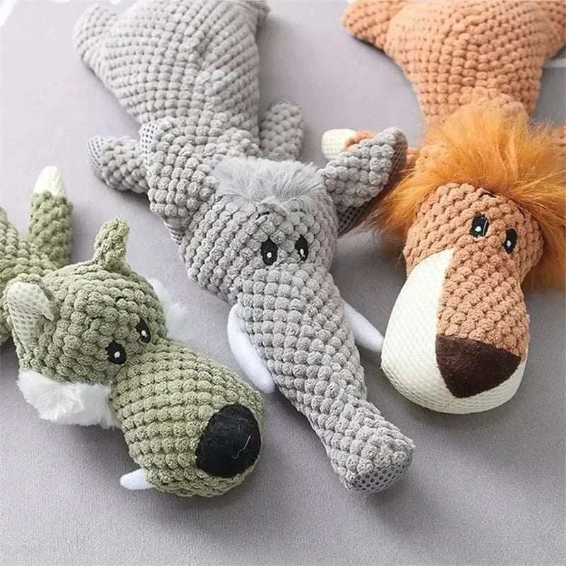 Large breed interactive squeak toys